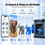 Entina Tina2 Plus 3D Printer, 250mm/s Fast Printing 3D Printer for Beginners & Kids, WiFi & App Control, Fully Assembled, Auto Leveling, PEI Build Plate, Open Source Mini 3D Printers for Home & School