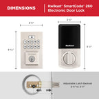 Kwikset SmartCode 260 Keyless Entry Electronic Keypad Deadbolt Door Lock