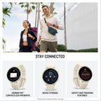 Garmin vívoactive® 6, Health & Fitness GPS Smartwatch, 42mm, Bone