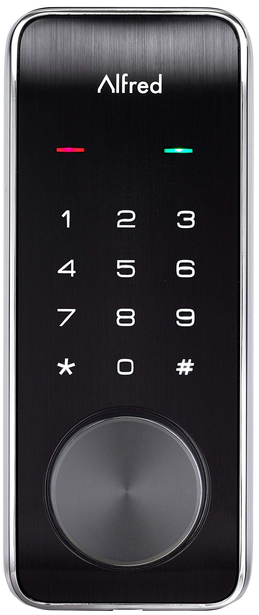 Alfred Touchscreen Keypad Pin + Key Entry Smart Door Lock Combo with Wi-Fi Connect Bridge & Key (DB2W-B-GL)