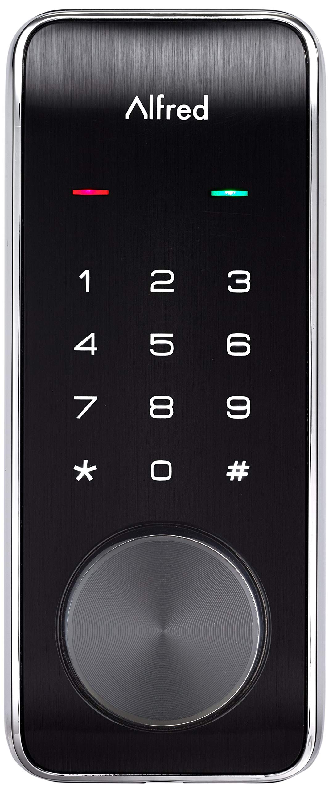 Alfred Touchscreen Keypad Pin + Key Entry Smart Door Lock Combo with Wi-Fi Connect Bridge & Key (DB2W-B-GL)