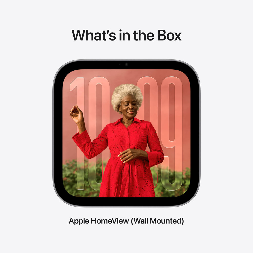 Apple HomeView (Wall Mounted) - Space Gray. Wall mount sold separately.