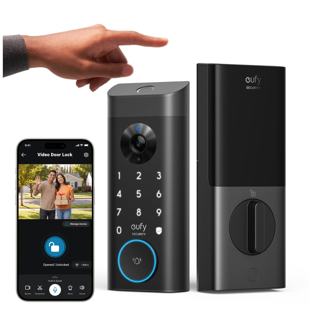 eufy Security Video Smart Lock E330, Fingerprint Keyless Entry Door Lock