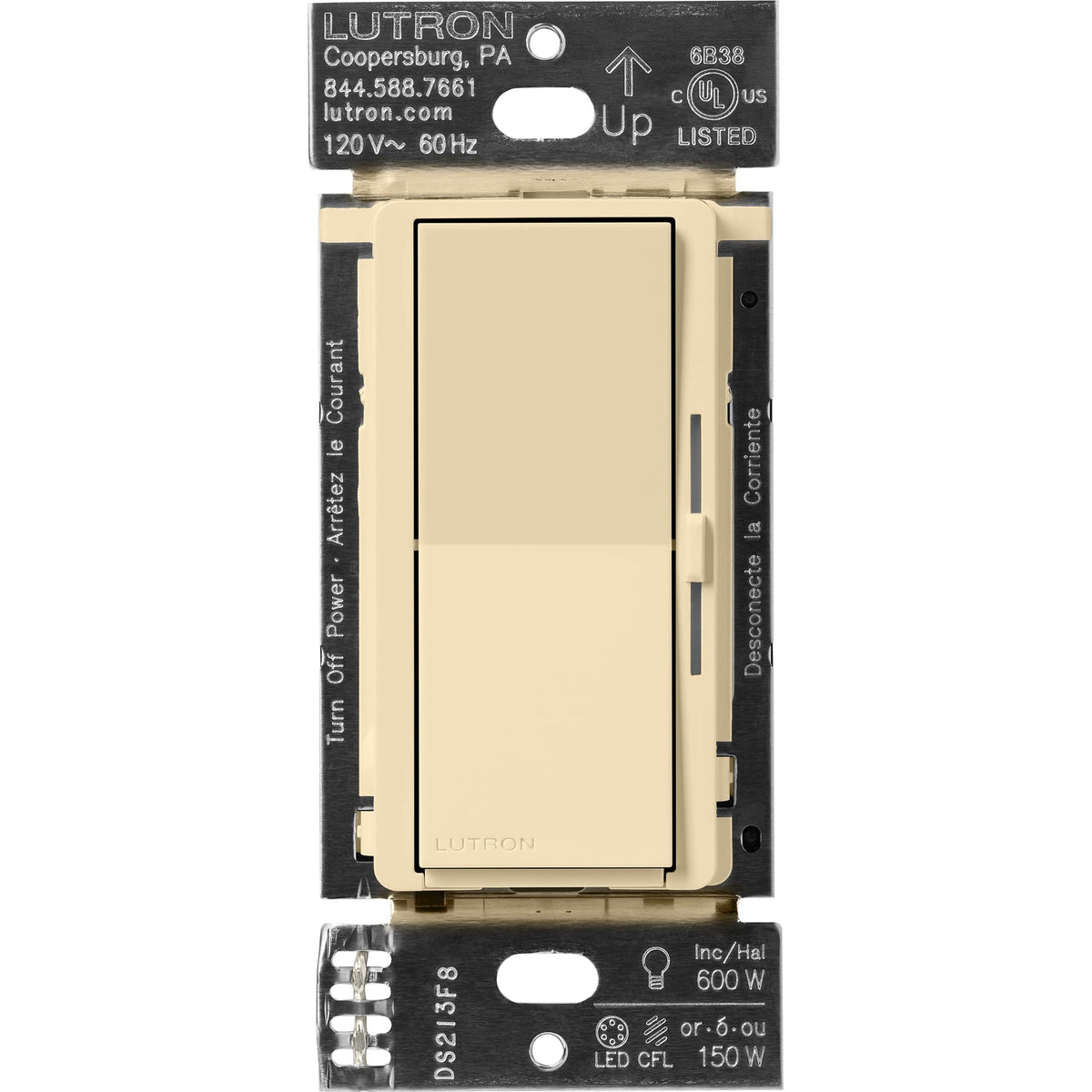 Lutron Caseta Diva Smart Dimmer Starter Kit; Dimmer, Hub, Remote, & More