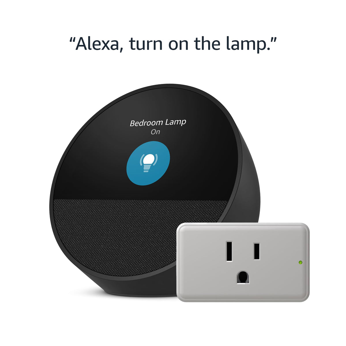 Echo Spot with Legrand Radiant Smart Plug