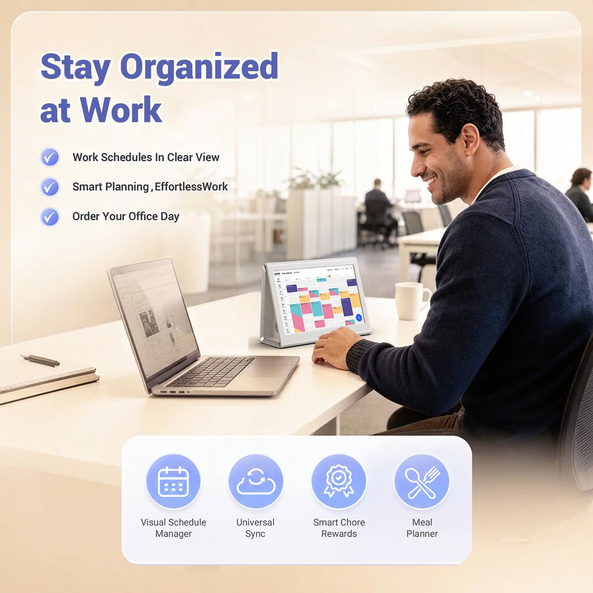 2026 New Upgraded Smart Digital Calendar, Family Planner No Subscription