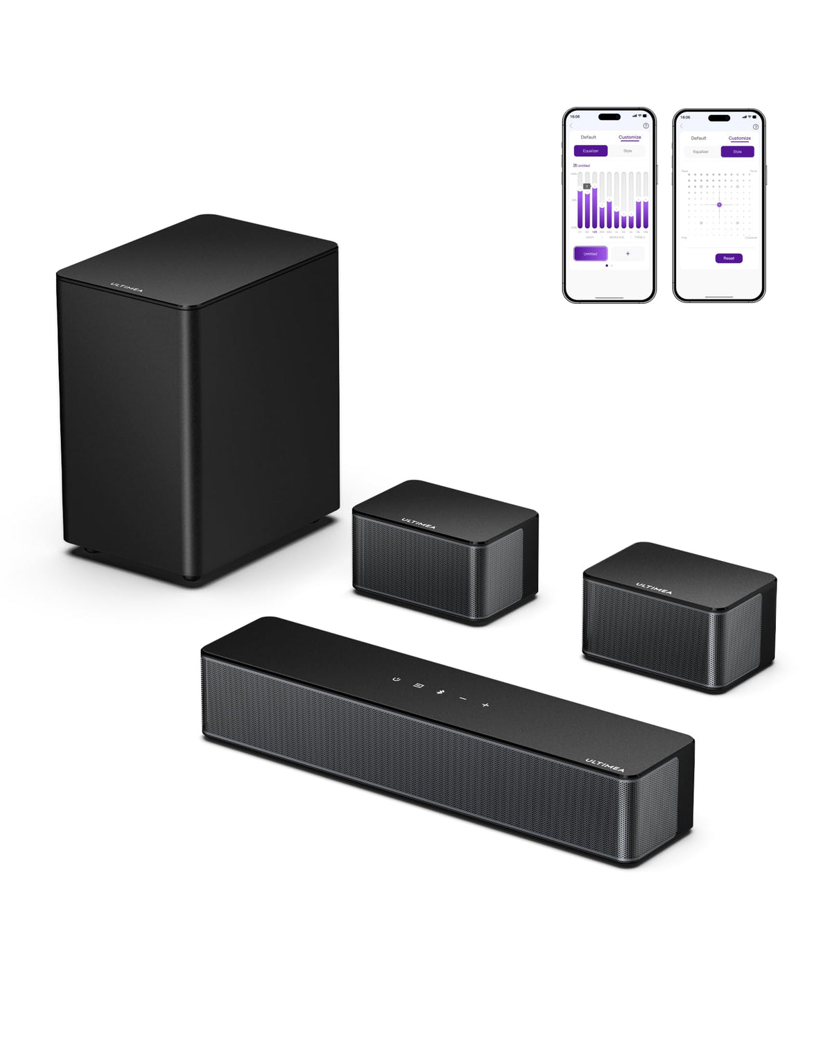 ULTIMEA 7.1 Surround Sound System for TV w/Dolby Atmos, 6.5" Subwoofer
