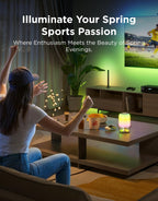Govee Table Lamp 2 Pro x Sound by JBL, Cordless Table Lamp with Speaker