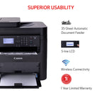 Canon imageCLASS MF273dw - Monochrome Wireless Laser Printer, Multifunction With Scanner, Copier, Auto Document Feeder, With 1 Year Limited Warranty, 30 PPM, Black