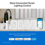 Lutron Caseta Diva Smart Dimmer Starter Kit; Dimmer, Hub, Remote, & More