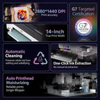 DXZ 2026 14'' A3 DTF Printer Bundle, F1080 Printhead High Speed DTF Machine for Multi-Fabric, One-Click Print-to-Bake & 24/7 Auto-Maintenance, 2-Year Ink Included