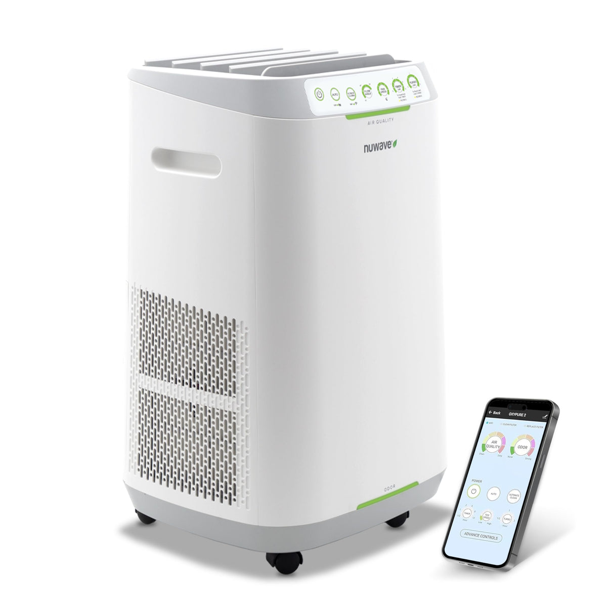 Nuwave Forever Smart Air Purifier for Home, Never Replace Air Filter System
