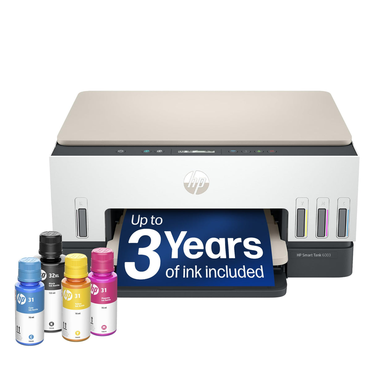 HP Smart Tank 6003 Ink Tank Printer | 3 Years of Ink Included | All-in-One