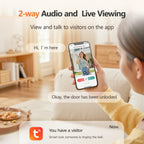 3D Face Recognition Smart Lock with Camera & Doorbell