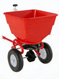 IDEALHOUSE Tow-Behind Pull Broadcast Spreader - 130 lbs Capacity