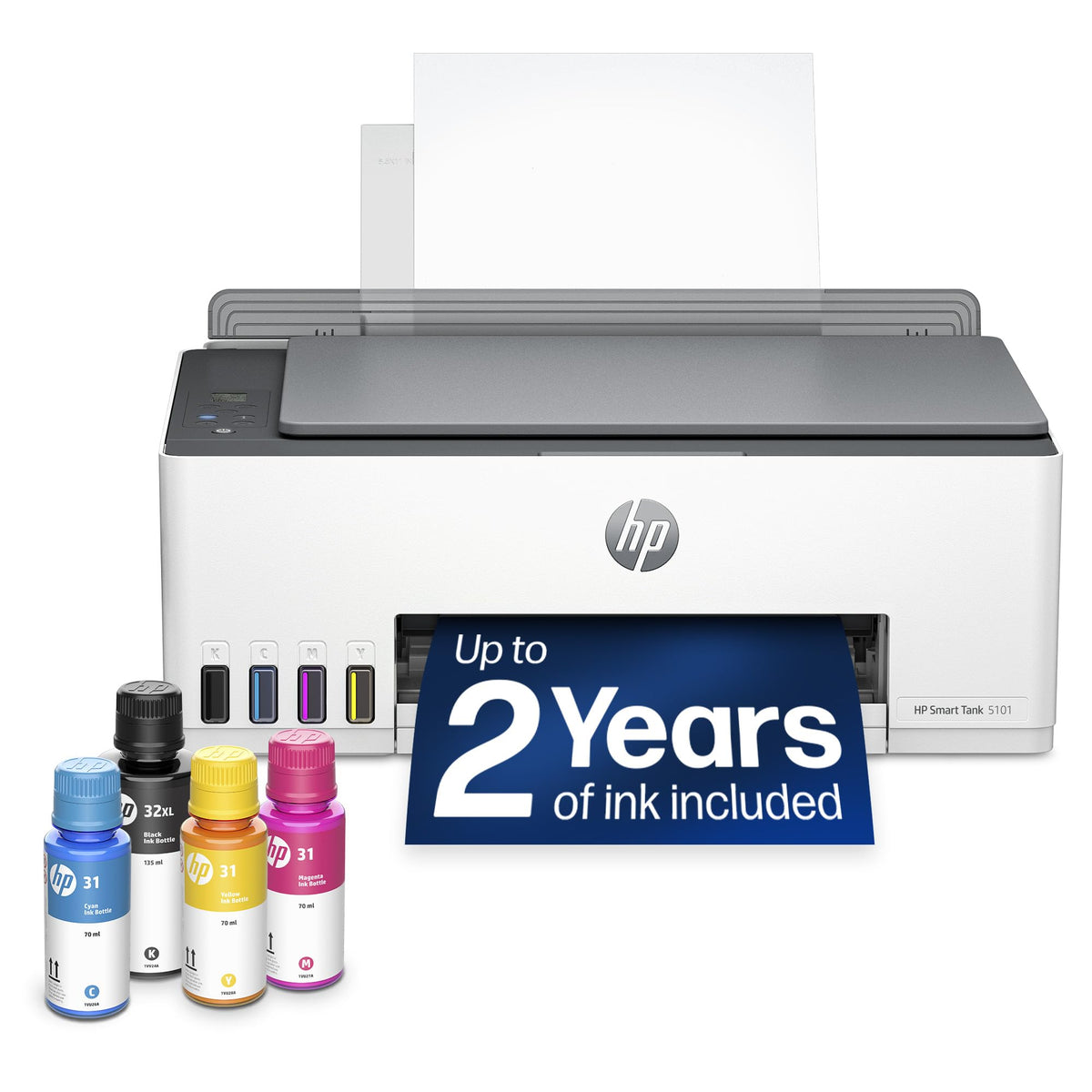HP Smart Tank 5100 Ink Tank Printer | 3 Years of Ink Included | All-in-One