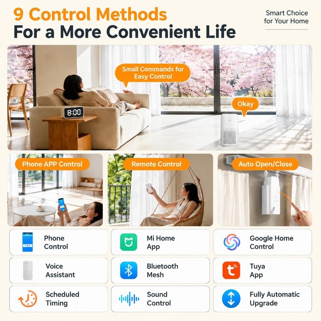 Smart Curtain Motor Slide-Out Remote Control