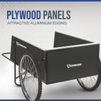 Strongway Garden Cart, 400-Lb. Capacity, 48in., 14 Cu. Ft. 48in.L x 29in.W