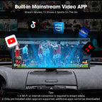 LAMTTO 11'' Wireless Carplay Screen with Net-Flix YouTube and Backup Camera