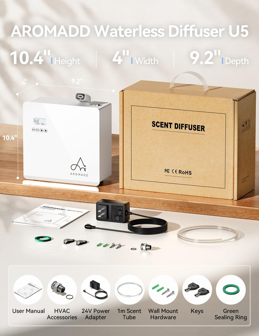 3500 Sq.Ft Smart Scent Diffuser - HVAC System
