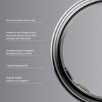 Oura Ring 5 Smart Ring - Silver - Size 10 - Fitness & Sleep Tracker