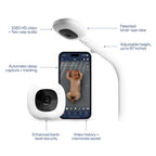 Nanit Smart Baby Video Monitor - Camera & Floor Stand - 1080p Wi-Fi Camera