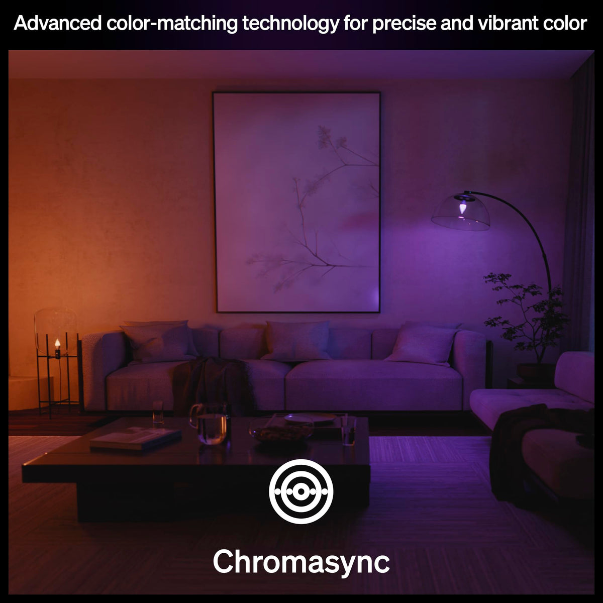 PHILIPS Hue Smart LED Candle Light Bulb, B39, E12, 2-Pack