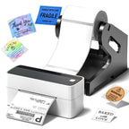 Phomemo Bluetooth Thermal Shipping Label Printer with Holder & 500pcs Label
