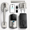 Built-in WiFi Smart Lock with Handle Set, Keyless Entry Front Door Lock Set