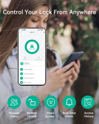 3D Face Recognition Smart Lock with Camera, Tuya APP Remote Control