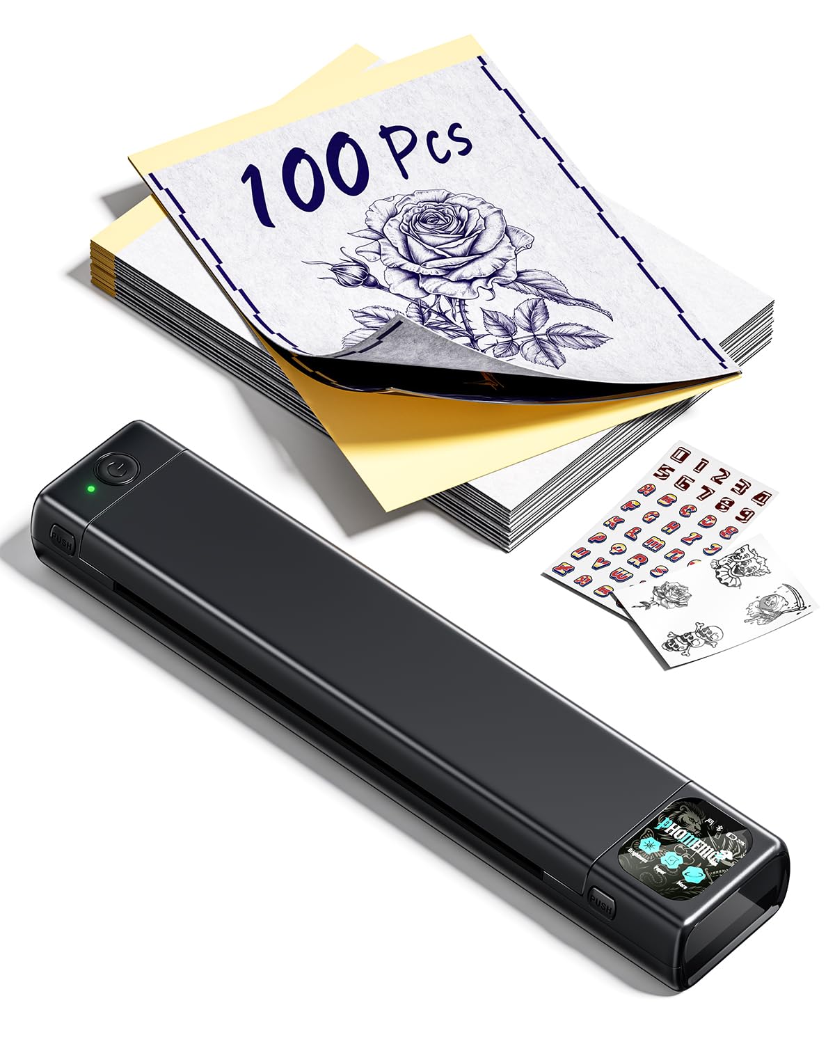 Phomemo M08F Plus Touchscreen Tattoo Stencil Printer, Bluetooth, Thermal
