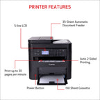 Canon imageCLASS MF273dw - Monochrome Wireless Laser Printer, Multifunction With Scanner, Copier, Auto Document Feeder, With 1 Year Limited Warranty, 30 PPM, Black