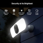Arlo Wireless Floodlight Security Camera 2K HDR - 1-Cam