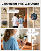 Smart Lock with Palm Vein & Face Recognition, Keyless Front Door Deadbolt