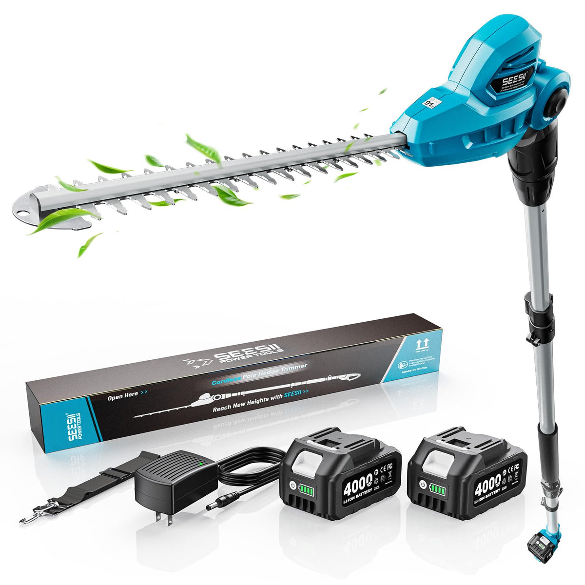 SEESII 3-in-1 Cordless Hedge Trimmer, Grass Shear & Electric Pruning Shears