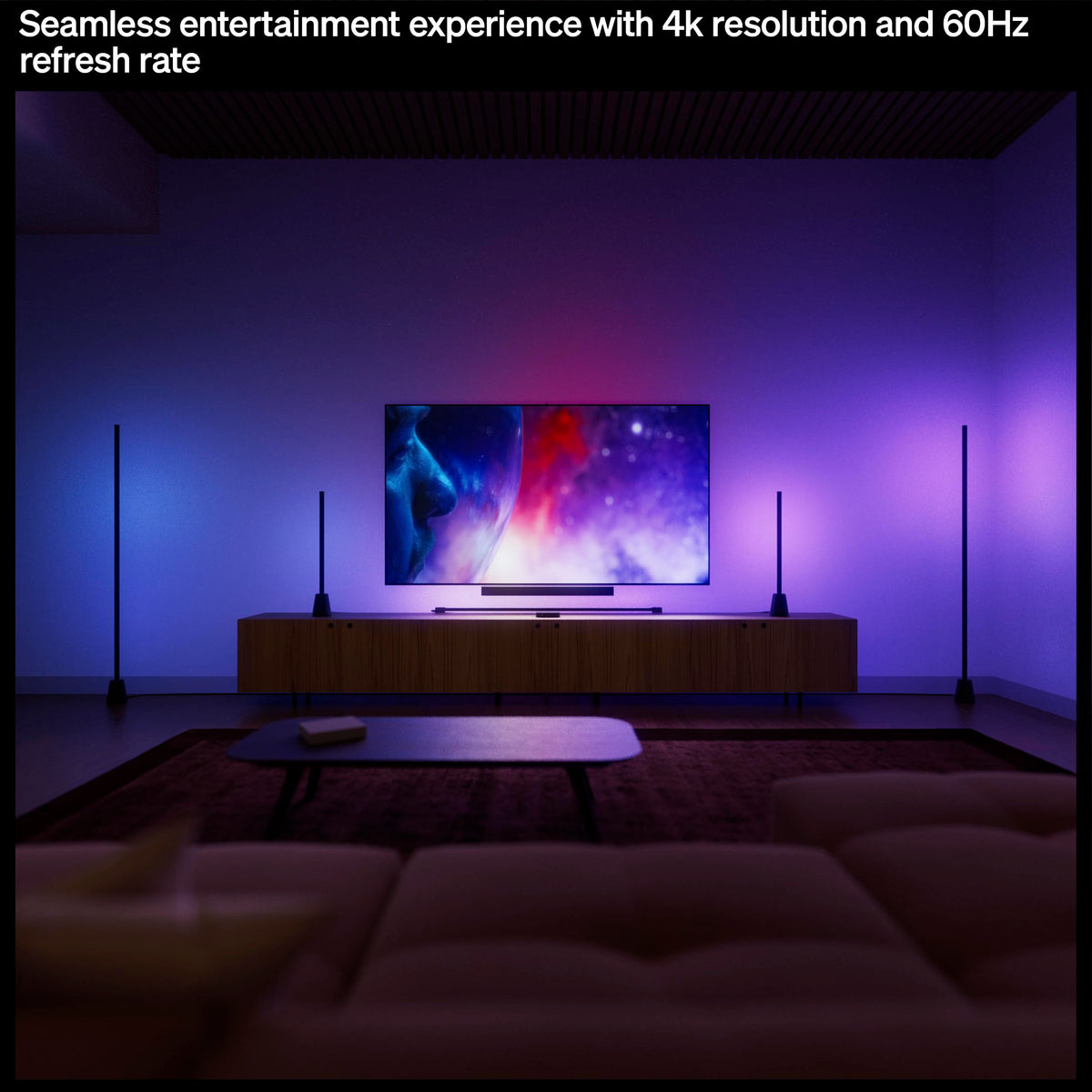Philips Hue Play HDMI Sync Box 4K, Smart Lighting, Immersive Entertainment