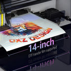 DXZ 2026 14'' A3 DTF Printer with i3200 Printhead, 3X Faster High-Speed DTF Machine, A3 Print in 2 Minutes, 720×3660 DPI, White Ink Circulation System, 24/7 Auto-Maintenance, 2-Year Ink Included