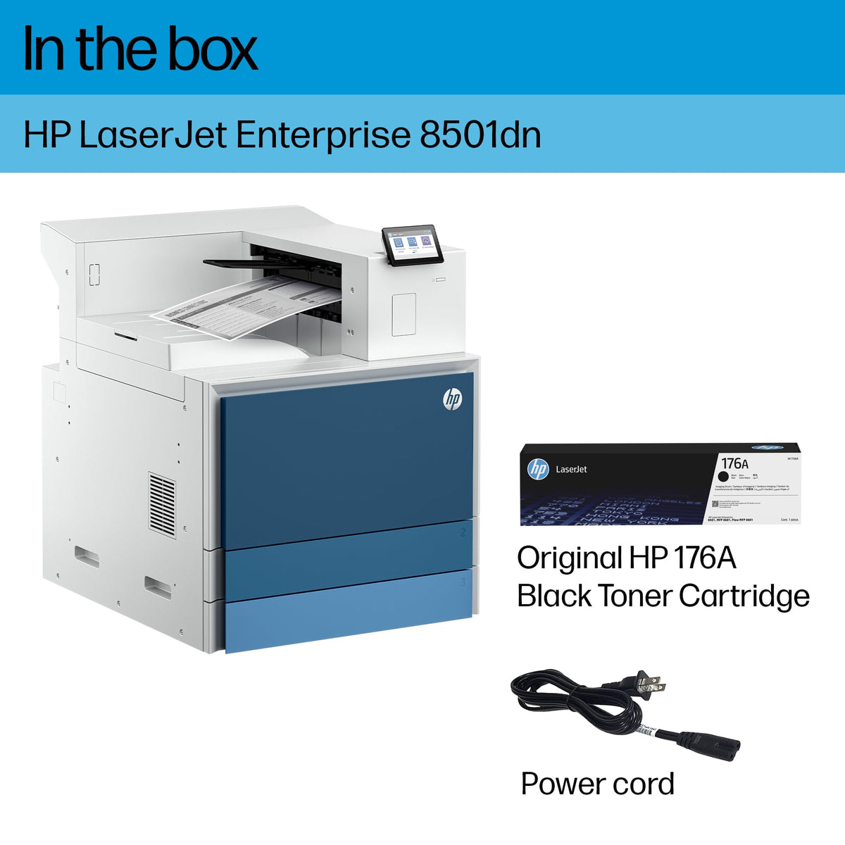 HP LaserJet Enterprise 8501dn | Monochrome | Laser Printer | Duplex