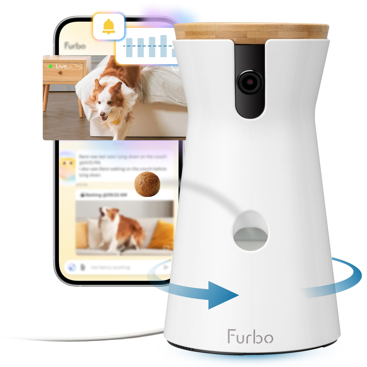 Furbo 360° Dog Camera [Core Features, No Ongoing Cost]