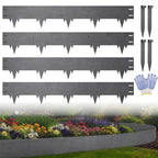 50FT Metal Landscape Edging, 15-Pack 40"L x 6.5"H Rust-Proof Border