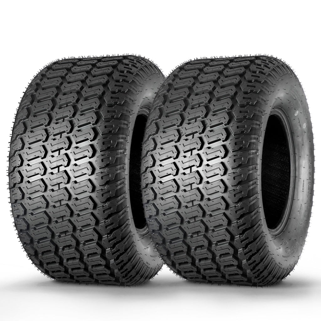 MaxAuto 2PCS 23x10.50-12 Turf Tires 23x10.5x12 Lawn Mower Golf Cart Garden Tractor Tire, 4PR Tubeless