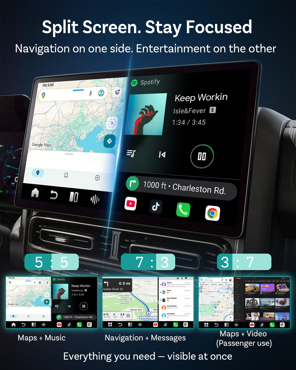 OTTOCAST P3 Pro Android 13 AI Box for CarPlay Android Auto Wireless