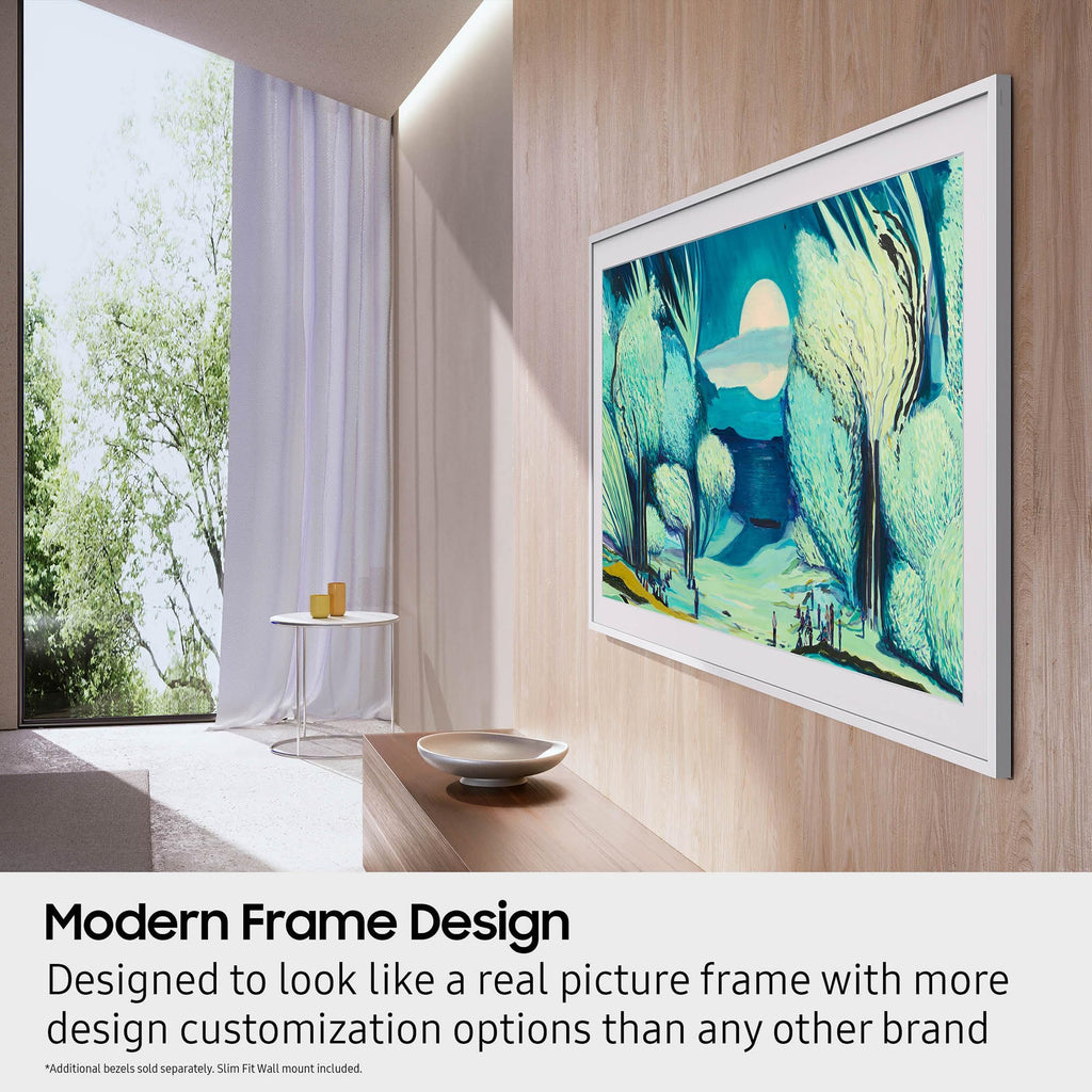 Samsung 55-Inch Class The Frame LS03F 4K QLED Smart TV (2025 Model) Slim Fit Wall Mount, Modern Frame Design, NQ4 AI Gen2 Processor, Art Mode, Artful Picture Quality, Samsung Vision AI, Alexa Built-in