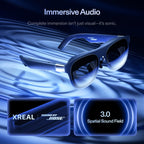 XREAL 1S AR Glasses, 500" Virtual Screen, Powered by X1 Chip, Native 3DoF
