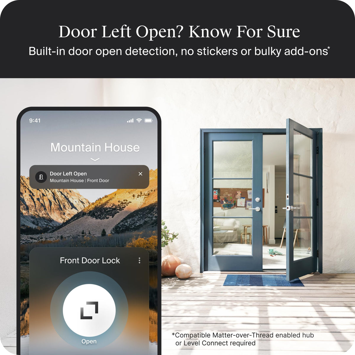 Level Lock Pro - World’s Smallest, Most Innovative Smart Lock (Matte Black)