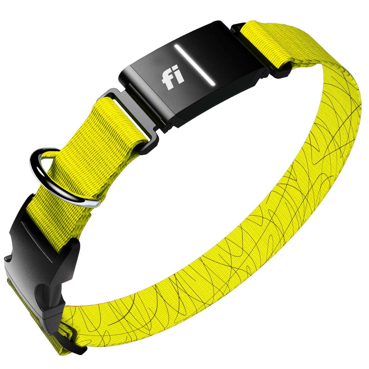 Fi Series 3+ Smart GPS Dog Collar & Pet Tracker, Gray, Large