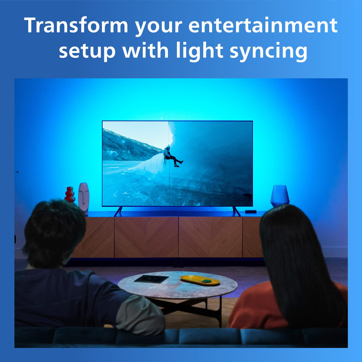 PHILIPS Smart Lighting HDMI Sync Box with TV Backlight, 75-85 Inch