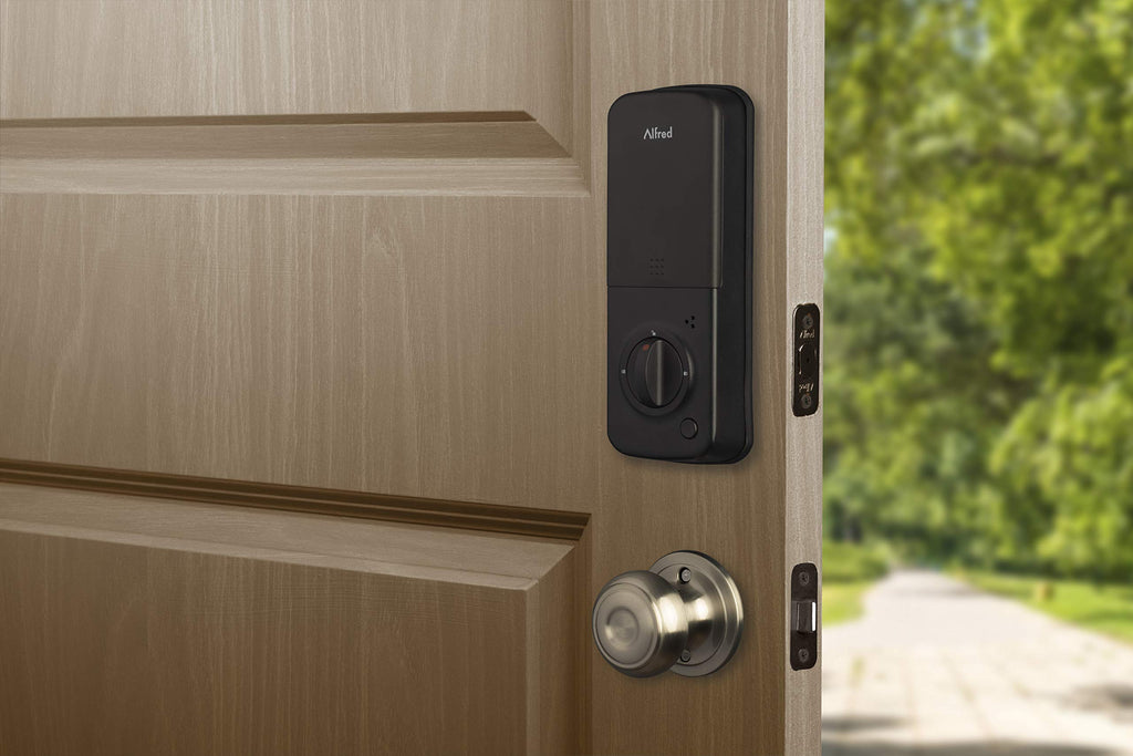 Alfred Touchscreen Keypad Pin + Key Entry Smart Door Lock Combo with Wi-Fi Connect Bridge & Key (DB2W-B-GL)