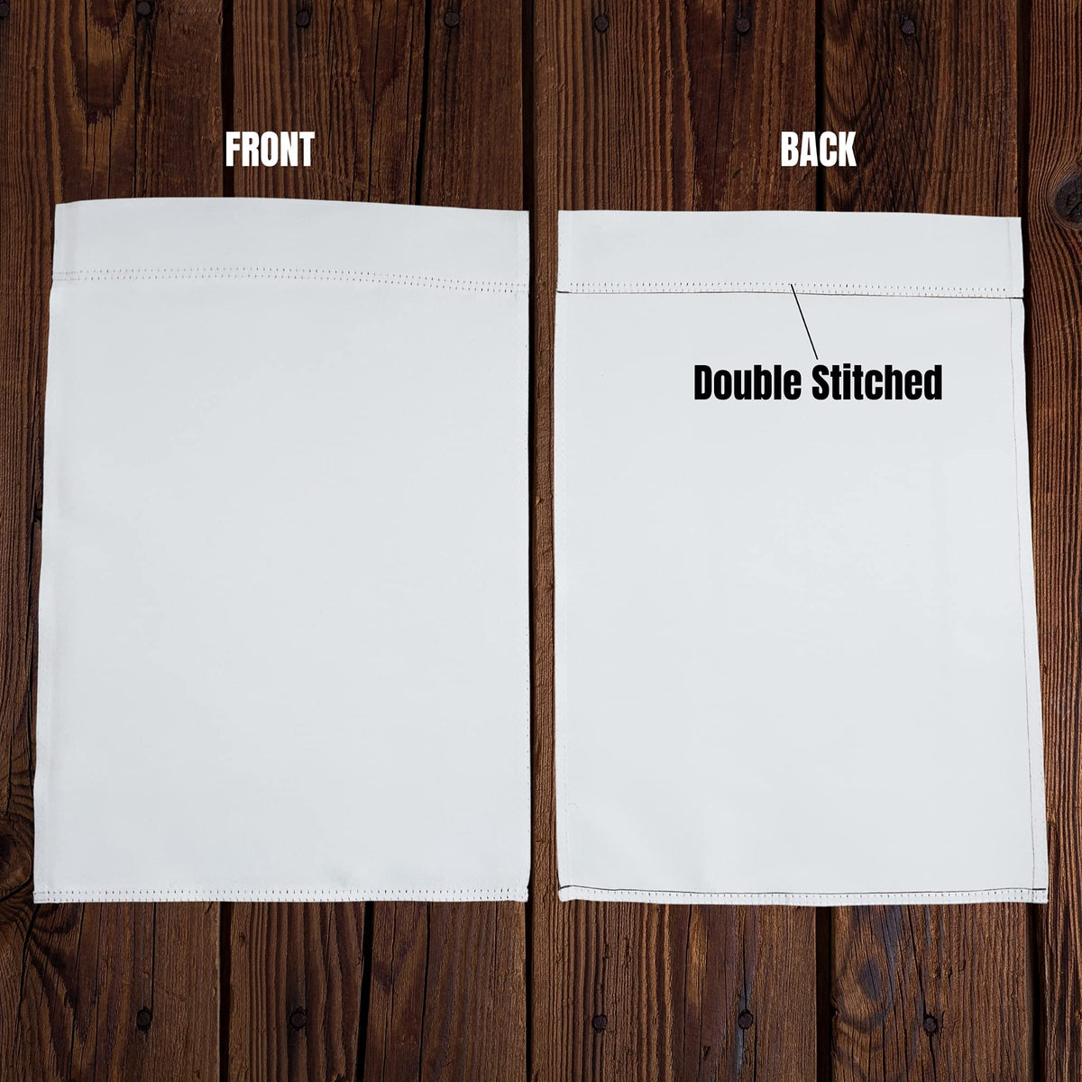 100 Pcs Sublimation Blank Garden Flags 100% Polyester 3 Layer Double-Sided Ready for Printing Garden or Lawn Banner | 12x18in DIY Vinyl or Dye Sublimation Blank Flags Pack of 100