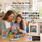 TINA2C 3D Printer Beginner Friendly, Easy-Ready to Print in 5 Mins